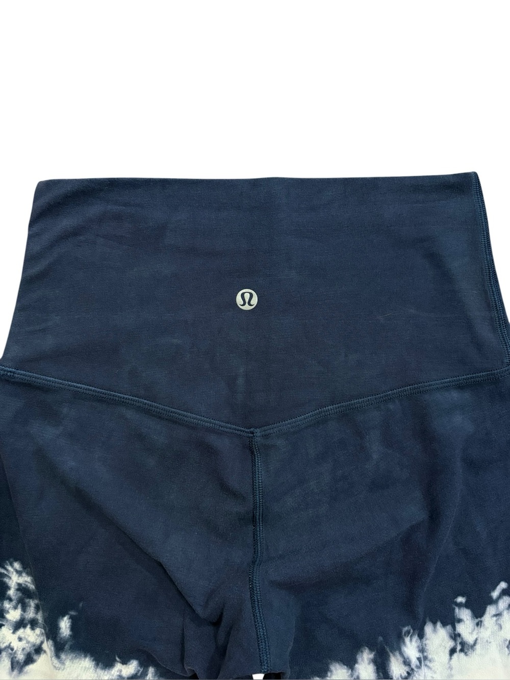 Lululemon Align High-Rise 8” Shorts Blue Pink Tie Dye Size 4 Nulu Running Gym - Picture 4 of 7